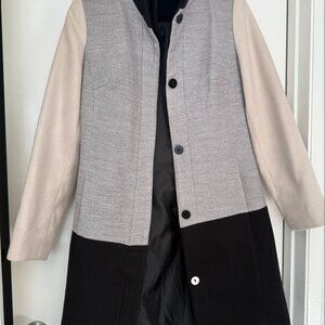 Color Block Peacoat
